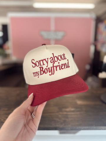 Sorry about my Boyfriend Trucker Hat