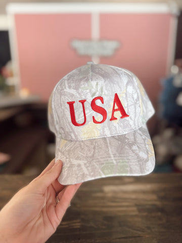 Camo USA Trucker Hat