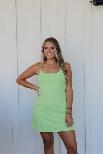 Living in Athletic Romper - Lime