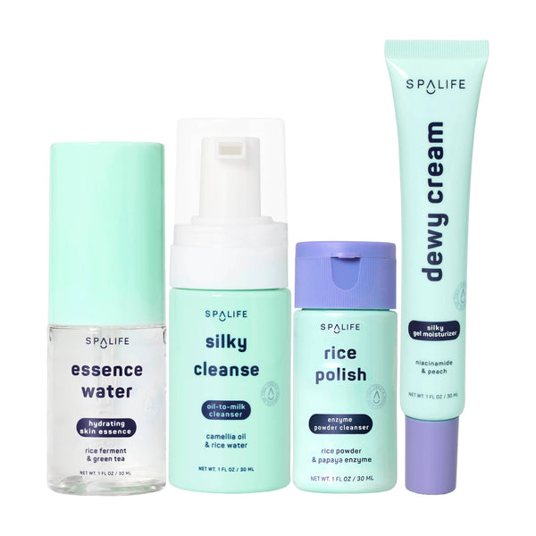 Silky Skin Rituals 4pc K-Beauty Inspired Skincare Gift Set
