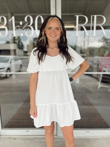 Flowy White Dress